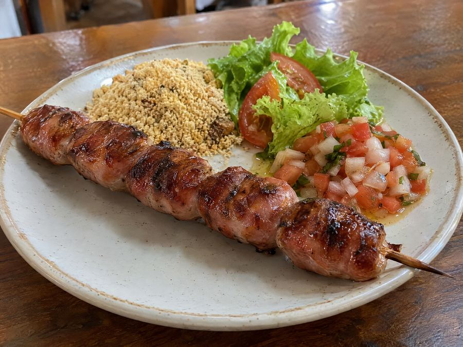 Espetinho Linguiça toscana (frango ou mista)